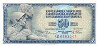 Jugoslawien 50 Dinara Banknote -