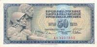 Jugoslawien 50 Dinara Banknote -