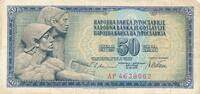 Jugoslawien 50 Dinara Banknote -