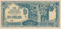 Malaya-Jap.Besetzung 10 Dollars Banknote -