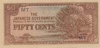 Malaya-Jap.Besetzung 50 Cents Banknote -