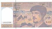 Frankreich 20 Francs Banknote -