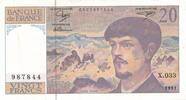 20 Francs 1991 Frankreich Banknote unc