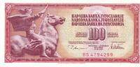 Jugoslawien 100 Dinara Banknote -