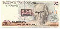 Brasilien 50 Cruzeiros Banknote -