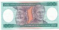 Brasilien 200 Cruzeiros Banknote -