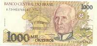 Brasilien 1000 Cruzeiros Banknote -
