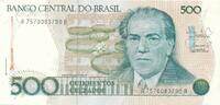 Brasilien 500 Cruzados Banknote -