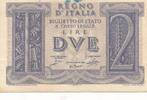 Italien 2 Lire Banknote -