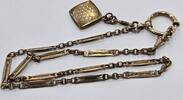 Antike Taschenuhrenkette Kette für Taschenuhr Double AM. Double SP. Uhrenkette -
