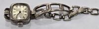 Armbanduhr Vintage, Mechanisch 800er Silber Uhr Damenarmbanduhr Silberuhr Pallas Handaufzug -