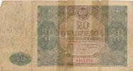 Polen 20 Zlotych Zloty Banknote -