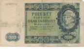 Polen 500 Zlotych Zloty Banknote -