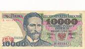 Polen 10000 Zlotych Zloty Banknote -