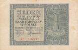 Polen 1 Zlotych Zloty Banknote -