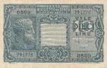 Italien 10 Lire Banknote -