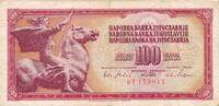 Jugoslawien 100 Dinara Banknote -