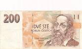 Tschechien 200 Korun Banknote -