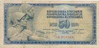 Jugoslawien 50 Dinara Banknote -