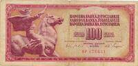 Jugoslawien 100 Dinara Banknote -
