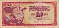 Jugoslawien 100 Dinara Banknote -