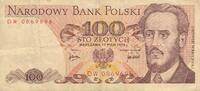 Polen 100 Zlotych Banknote -