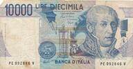 Italien 10.000 Lire Banknote -