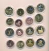 16 moderne Medaille verschiedene Themen, z. T. vergoldet ( kein Zahlungsmittel) -