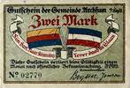 Deutschland, Deutsches Reich 2 Mark 1 x Notgeldschein, Stadt Archsum Sylt Schleswig-Holstein -
