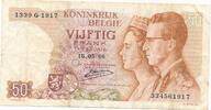 Belgien 50 Francs Banknote -