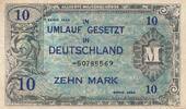 3. Reich, Deutschland, Alliierte Besatzung 10 Mark UdSSR-Druck - vor KN 8stellig, ohne F -