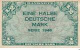 Deutschland BRD Bank Deutscher Länder 1/2 Mark 1948 ohne Kenn-Best und S... 23.46 US$ Tax included +  11.73 US$ shipping