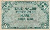 Deutschland BRD Bank Deutscher Länder 1/2 Mark 1948 ohne Kenn-Best und S... 25.81 US$ Tax included +  11.73 US$ shipping