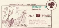 Deutschland DDR 5 Mark 1985 2x Scheine; Reisebüro der DDR, Hotel Zinnowi... 116.15 US$ Tax included +  11.73 US$ shipping
