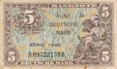 Deutschland BRD Bank Deutscher Länder 5 Deutsche Mark DM 1948 Banknote, ... 76.26 US$ Tax included +  11.73 US$ shipping