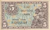 Deutschland BRD Bank Deutscher Länder 5 Deutsche Mark DM 1948 Banknote, ... 76.26 US$ Tax included +  11.73 US$ shipping
