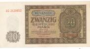 Deutschland DDR 20 Mark 1948 Banknote zwei Serienbuchstaben: AG, KN 7ste... 9.39 US$ Tax included +  11.73 US$ shipping