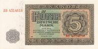 Deutschland DDR 5 Mark 1948 Banknote zwei Serienbuchstaben: AB, KN 7stel... 11.73 US$ Tax included +  11.73 US$ shipping