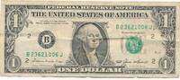 USA - Vereinigte Staaten v. Amerika $ 1 Dollar Banknote -