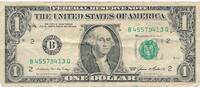 USA - Vereinigte Staaten v. Amerika $ 1 Dollar Banknote -