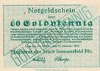 Sommerfeld 60 Goldpfennig Notgeldschein -
