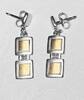  Silberschmuck 925er Silber Silber Ohrringe Ohrstecker bicolor getragen ... 21.99 US$  +  69.44 US$ shipping
