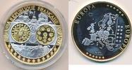 Europa Moderne Medaille Frankreich , vergoldet -