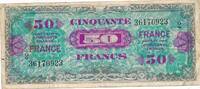 Frankreich 50 Francs Banknote -