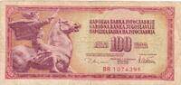 Jugoslawien 100 Dinara 1978 Banknote III- 2.31 US$  +  69.44 US$ shipping