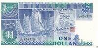 Singapur 1 Dollar 1987 Banknote unc 6.94 US$  +  69.44 US$ shipping