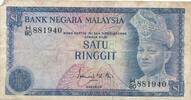 Malaysia 1 Ringgit 1976 Banknote III- 6.94 US$  +  69.44 US$ shipping