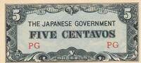 Philippinen 5 Centavos 1942 Banknote unc 9.26 US$  +  69.44 US$ shipping