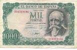 Spanien 1000 Pesetas 1971 Banknote III 10.42 US$  +  69.44 US$ shipping