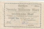 Deutsches Reich Deutschland Bayern 20 Millionen Mark 20.09.1923 Notgelds... 52.08 US$  +  69.44 US$ shipping